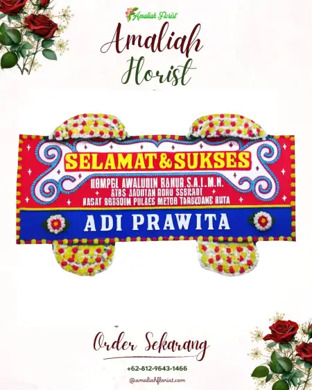 Papan Bunga Ucapan Selamat Mawali