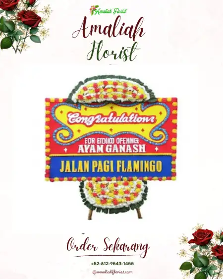 Sewa Papan Bunga Mawali